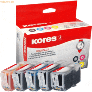 Kores Tintenpatronen-Kit kompatibel mit Canon PGI-525