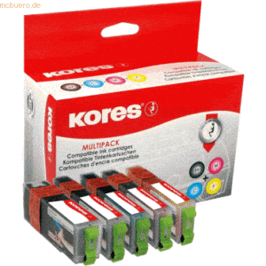 Kores Tintenpatronen Multipack kompatibel mit Canon PGI-550XLBK