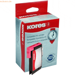 Kores Tintenpatrone kompatibel mit Brother LC-980M / LC-1100M rot