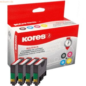 Kores Tintenpatronen Multipack kompatibel mit Epson T1631