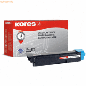 Kores Tonerkartusche kompatibel mit Kyocera TK-590C ca. 4000 Seiten cy