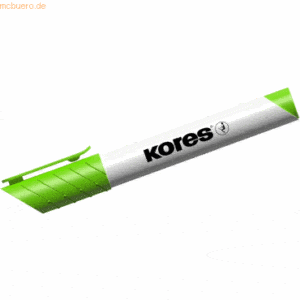 12 x Kores Whiteboardmarker 3mm Rundspitze grasgrün