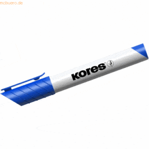 Kores Whiteboardmarker 3mm Rundspitze blau