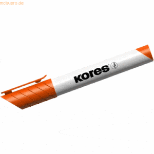 12 x Kores Whiteboardmarker 3mm Rundspitze orange