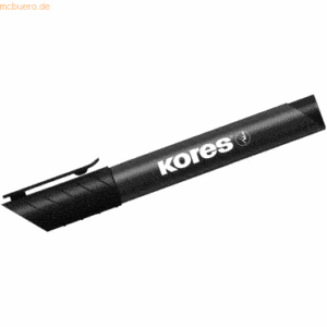Kores Permanentmarker XP1 3mm Rundspitze schwarz