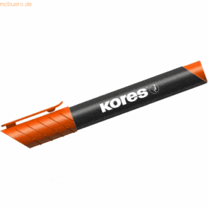 12 x Kores Permanentmarker XP2 3-5mm Keilspitze orange