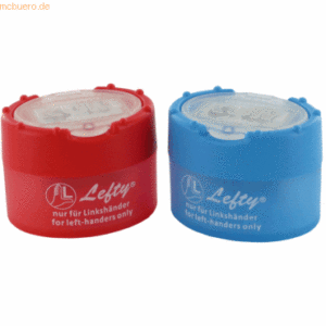 Kum Doppelspitzdose Click-Snap K2 Pop farbig sortiert Linkshänder