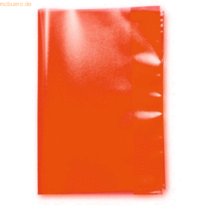 25 x Landre Heftschoner A4 transparent rot