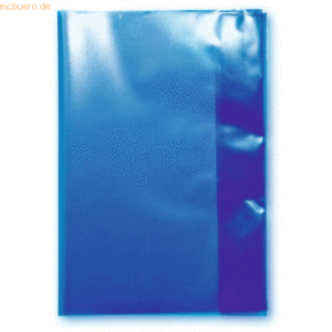 25 x Landre Heftschoner A4 transparent blau
