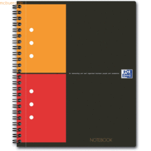 5 x Oxford Notebook International Optik Paper 80 g/qm A5+ 5mm kariert