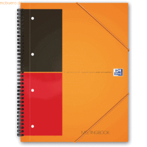 5 x Oxford Meetingbook International Optik Paper 80 g/qm A4+ 6mm linie