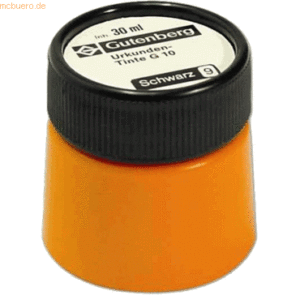 Gutenberg Urkundentinte 30ml schwarz