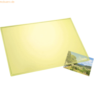 Läufer Schreibunterlage Durella Transluzent 40x53 cm gelb