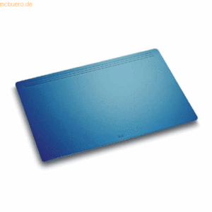 Läufer Schreibunterlage Matton 50x70cm Kunststoff blau