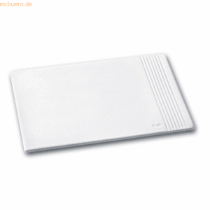 Läufer Mousepad La Linea Leder weiß