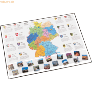 Läufer Schreibunterlage 40x53cm Landkarte Deutschland