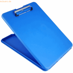 Saunders Klemmbrett Portable Desktop SlimMate A4 blau Fach dünn Kunsts