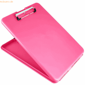 Saunders Klemmbrett Portable Desktop SlimMate A4 pink Fach dünn Kunsts
