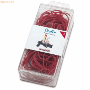 10 x Läufer Gummiringe Rondella Nr. 8/50mm rot 50g