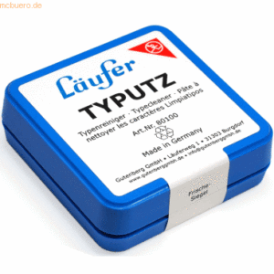 Läufer Typenreiniger Typutz 57x57x10mm grün