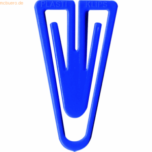 Laurel Büroklammern Plastiklips 25mm VE=500 Stück blau