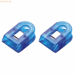 Laurel Briefklemmer Multi Clip Pegy 10x25mm VE=100 Stück kristallblau