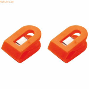 Laurel Briefklemmer Multi Clip Pegy 10x25mm VE=100 Stück orange