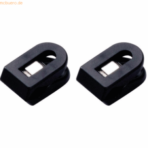 10 x Laurel Briefklemmer Multi Clip Liliput 15x25mm VE=8 Stück schwarz