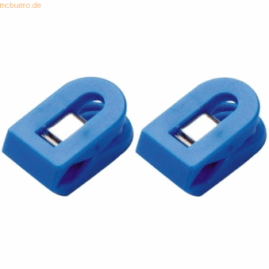 10 x Laurel Briefklemmer Multi Clip Liliput 15x25mm VE=8 Stück blau