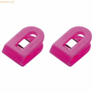 20 x Laurel Briefklemmer Multi Clip Liliput 15x25mm VE=4 Stück pink