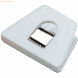 10 x Laurel Briefklemmer Multi Clip Signal 2 70x50mm VE=1 Stück weiß