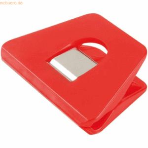 Laurel Briefklemmer Multi Clip Signal 2 70x50mm VE=1 Stück rot