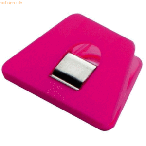 10 x Laurel Briefklemmer Multi Clip Signal 2 70x50mm VE=1 Stück pink