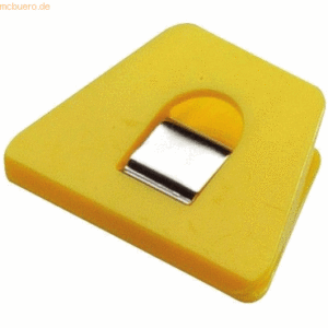 10 x Laurel Briefklemmer Multi Clip Signal 2 70x50mm VE=1 Stück gelb