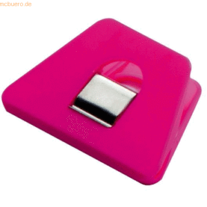 20 x Laurel Briefklemmer Multi Clip Signal 3 90x70mm VE=1 Stück pink