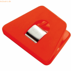 20 x Laurel Briefklemmer Multi Clip Signal 3 90x70mm VE=1 Stück orange