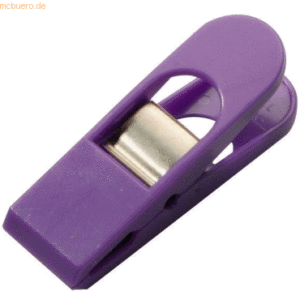 10 x Laurel Briefklemmer Multi Clip Maxi Peg 26x80mm VE=2 Stück violet