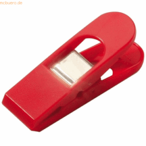 10 x Laurel Briefklemmer Multi Clip Maxi Peg 26x80mm VE=2 Stück rot