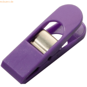 Laurel Briefklemmer Multi Clip Maxi Peg 26x80mm VE=40 Stück violett