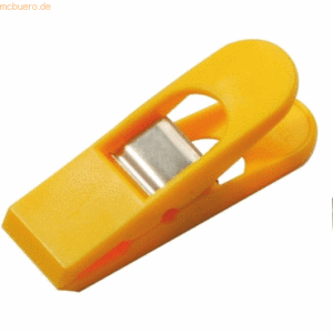 Laurel Briefklemmer Multi Clip Maxi Peg 26x80mm VE=40 Stück gelb