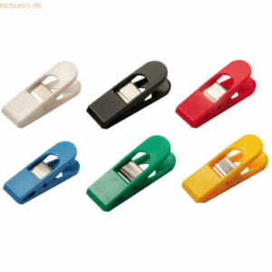 Laurel Briefklemmer Multi Clip Maxi Peg 26x80mm VE=40 Stück Grundfarbe
