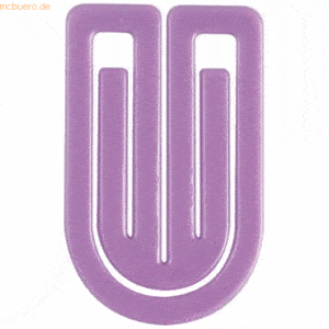 Laurel Büroklammern King Klips 27mm VE=1000 Stück violett