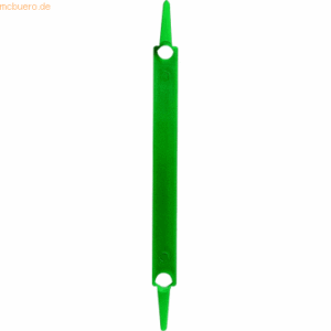 Laurel Heftstreifen 80mm Kunststoff VE=100 Stück grün