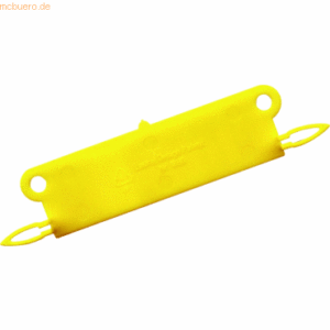 Laurel Abheftstreifen XXL 80mm Kunststoff VE=100 Stück gelb