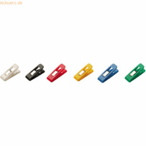 Laurel Briefklemmer Multi Clip Taifun 15x50mm VE=100 Stück Grundfarben