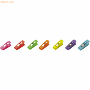 Laurel Briefklemmer Multi Clip Taifun 15x50mm VE=90 Stück Leuchtfarben