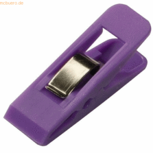 20 x Laurel Briefklemmer Multi Clip Taifun 15x50mm VE=4 Stück violett
