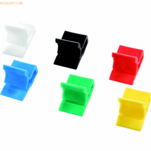 Laurel Briefklemmer Zacko 2 12x18 mm VE=1000 Stück Grundfarben sortier