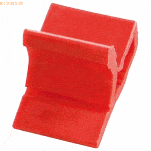 Laurel Brief- oder Eckenklammer Zacko 2 12x18mm VE=100 Stück rot