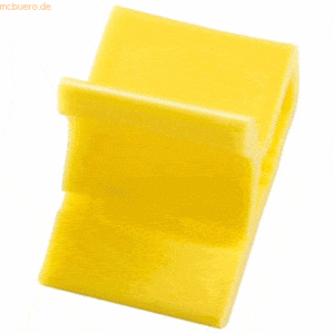 Laurel Brief- oder Eckenklammer Zacko 2 12x18mm VE=100 Stück gelb